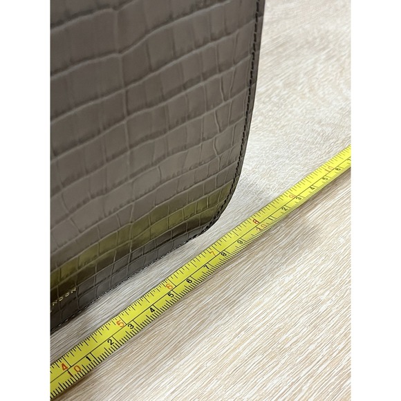 Aspinal Of London Gigi Crocodile Embossed Leather Bag - Picture 12 of 14